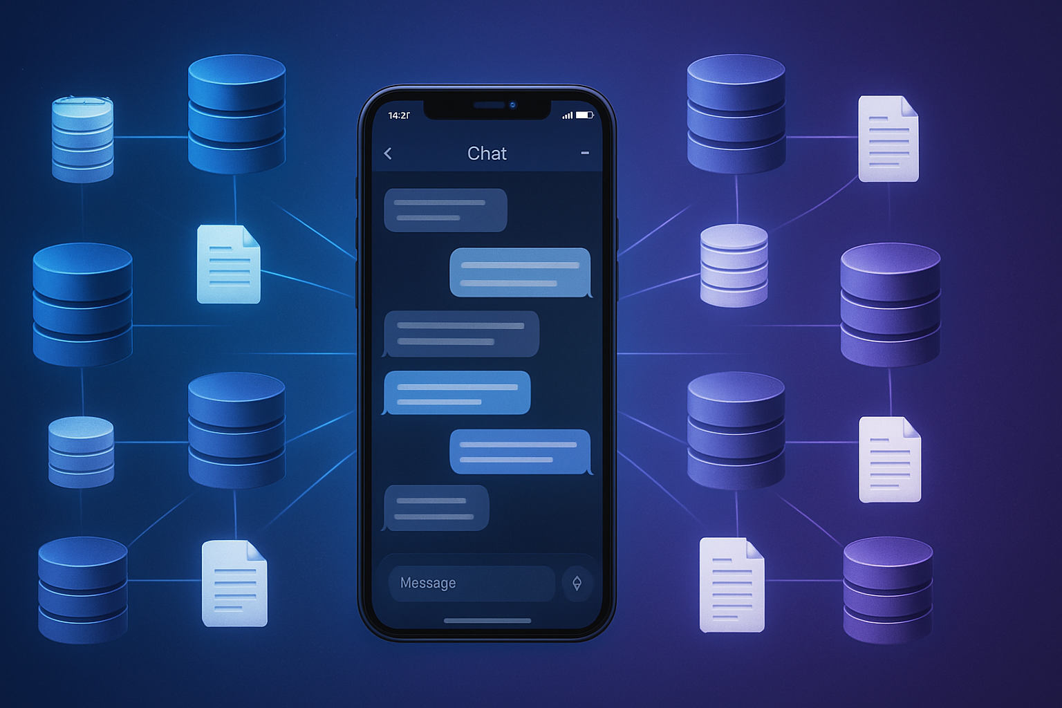 UNITYAI SMS chatbot connected to knowledge base